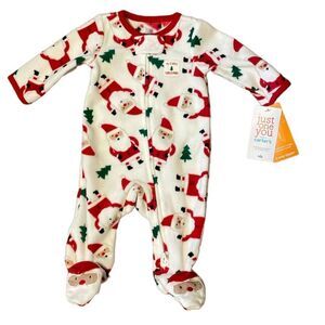 CARTER’S NWT My First Christmas Santa Claus Onesie